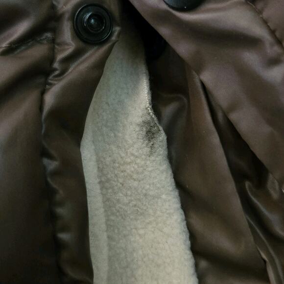 7 Am Enfant Doudoune Infant Coat Sack Boy Girl Winter Coat 6-12Months ~ Brown - Picture 8 of 9